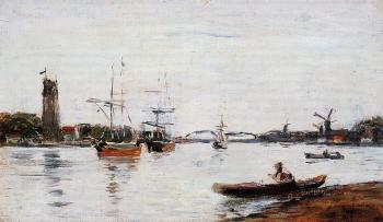 Eugene Boudin : La Meuse at Dordrecht